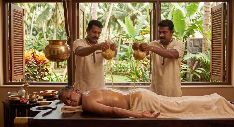 Pizhichil continuous warm oil pouring therapy for chronic back pain